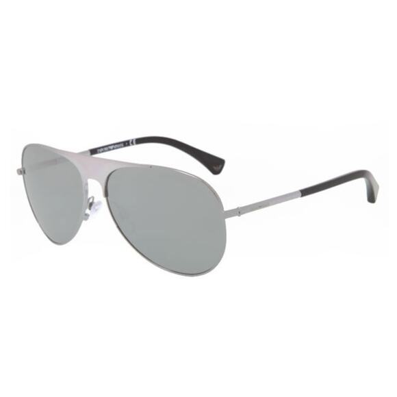 Emporio Armani Aviator Sunglasses EA 2003 3010/6G Gunmetal & Case main image 9